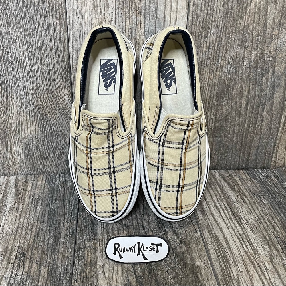 VANS Original Checker Plaid Slip On Sneakers Unisex - Picture 6 of 11